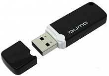 Накопитель QUMO 64GB USB 2.0 Optiva 02 Black, цвет корпуса черный