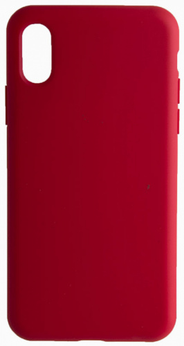 Силиконовый чехол Soft Touch для Apple iPhone X/XS красный