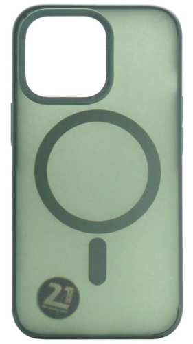 Силиконовый чехол для Apple iPhone 13 Pro Matte case с MagSafe хаки