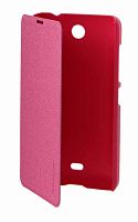 Чехол футляр-книга Nillkin для MICROSOFT Lumia 430 Rose Red (Sparkle series)