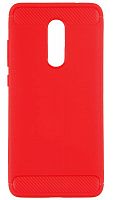 Силиконовый чехол для Xiaomi Redmi Note 4X противоударный красный