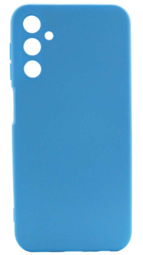 Силиконовый чехол для Samsung Galaxy A24/A245 Soft голубой