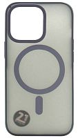Силиконовый чехол для Apple iPhone 13 Pro Matte case с MagSafe фиолетовый