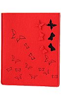 Универсальный чехол-конверт "Butterflies" (Красный)