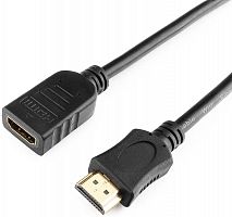 Удлинитель кабеля HDMI Cablexpert CC-HDMI4X-6, 1.8М, v2.0, 19M/19F, черный