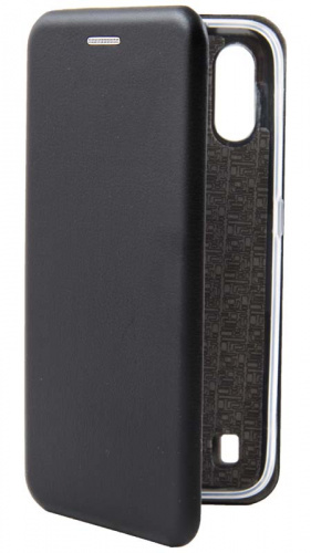 Чехол-книга OPEN COLOR для Samsung Galaxy A01/A015 чёрный