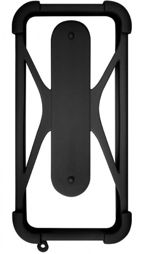 Чехол-бампер универсальный для смартфонов #1, р. 4.5"-6.5", черный, OLMIO