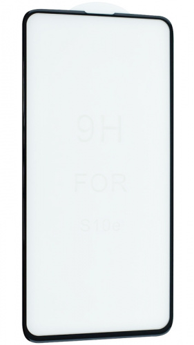 Противоударное стекло для Samsung Galaxy S10e/G970 с полной проклейкой черный