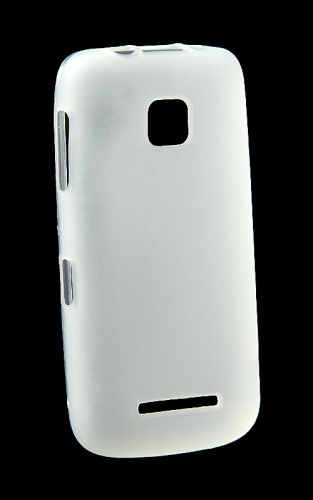 Силикон Nokia Asha 311 матовый белый
