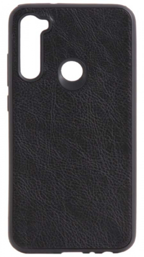 Силиконовый чехол для Xiaomi Redmi Note 8T кожа черный