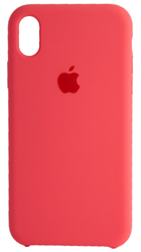 Задняя накладка Soft Touch для Apple iPhone XR ярко-розовый