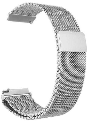 Ремешок на руку Samsung Gear S3 сетчатый металлический серебро