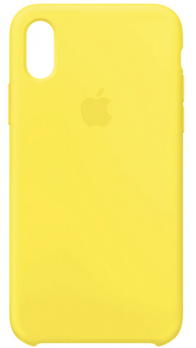 Задняя накладка Soft Touch для Apple iPhone X/XS жёлтый