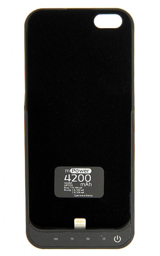 Дополнительный аккумулятор Gmini MPCI51 для iPhone 5 4200mAh чёрный