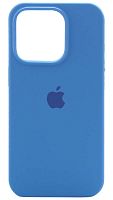 Задняя накладка Soft Touch для Apple Iphone 15 Pro светло-синий