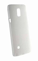 Силиконовый чехол Samsung N9106 Galaxy Note4 матовый бело-прозрачный