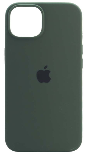 Задняя накладка Soft Touch для Apple Iphone 14 темно-зеленый