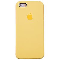 Задняя накладка Soft Touch для Apple iPhone 5/5S/SE жёлтый