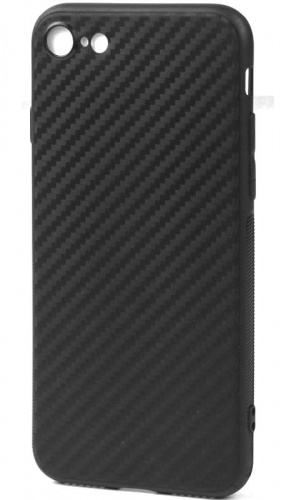 Силиконовый чехол для Apple iphone 6/6S карбон чёрный