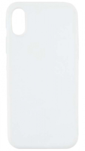 Силиконовый чехол для Apple Iphone X/XS плотный матовый белый