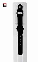 Ремешок на руку для Apple Watch 38-40mm силиконовый Sport Band черный