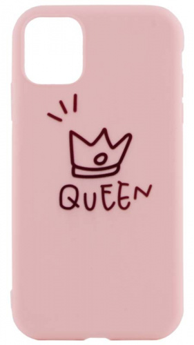 Силиконовый чехол Soft Touch для Apple iPhone 11 с рисунком Queen