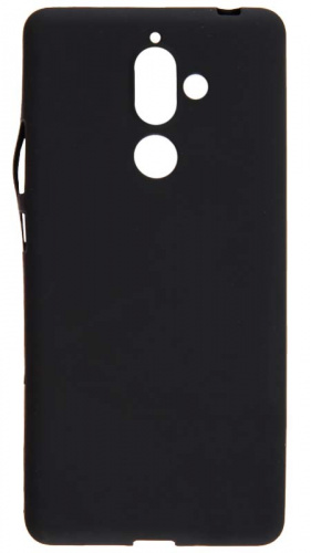 Силиконовый чехол для Nokia 7 Plus чёрный