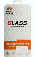 Защитная пленка Glass для Apple iPhone 5S (комплект на 2 стороны) (противоударное стекло yellow smil