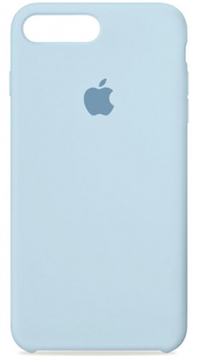 Задняя накладка Soft Touch для Apple iPhone 7 Plus/8 Plus бледно-голубой