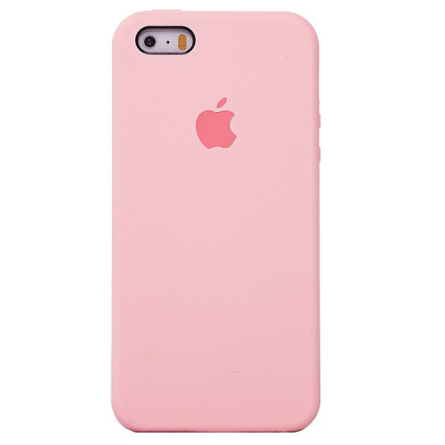 Задняя накладка Soft Touch для Apple Iphone 6/6S бледно-розовый