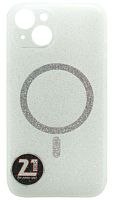 Силиконовый чехол для Apple iPhone 14 magsafe с блестками