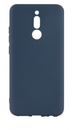 Силиконовый чехол для Xiaomi Redmi 8 темно-синий