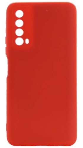 Силиконовый чехол Soft Touch для Huawei P Smart (2021) красный