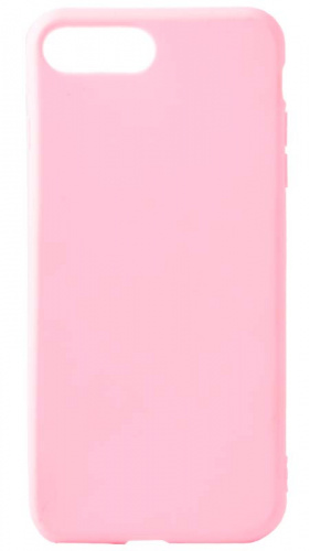 Силиконовый чехол для Apple iPhone 7 Plus/8 Plus плотный матовый розовый