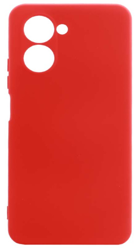 Силиконовый чехол для Realme C33 Soft красный