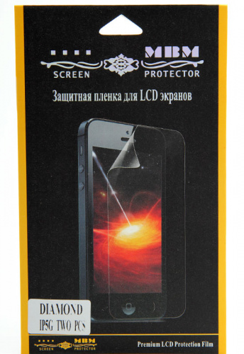 Защитная пленка МВМ Premium для iPhone5 Diamond 2 в 1